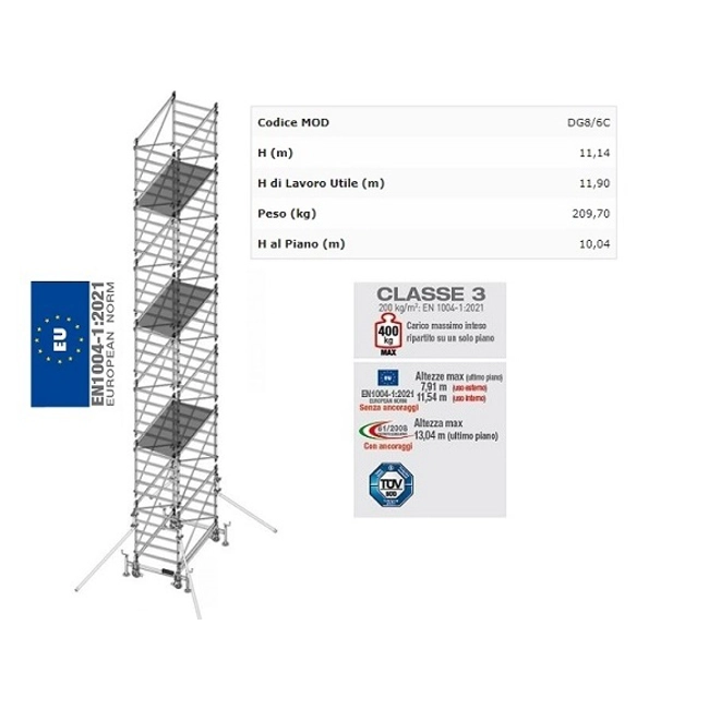 Vendita online Trabattello Doge80 DG8/6CEN22
